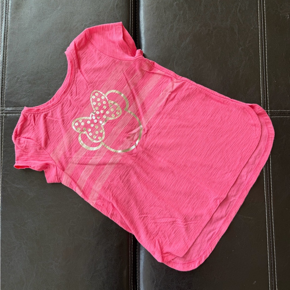 Disney - Pink Minnie Mouse Short Sleeve Tee
